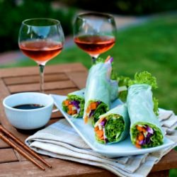 Vegetable Rice Paper Spring Rolls