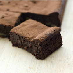 Adzuki Bean & Black Sesame Brownie