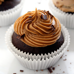 Coffee Iced Chocolate Cupcake
