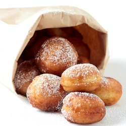 Meyer Lemon Sour Cream Donuts