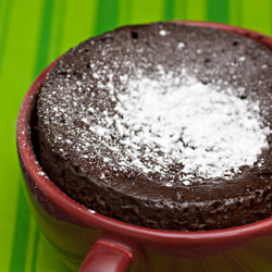 3 Minute Microwave Chocolate Cupcake