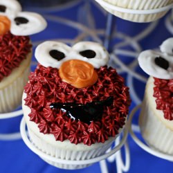 Elmo Cupcakes