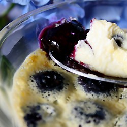 Blueberry-Orange Custard