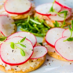 Radishes and Butter Vegan