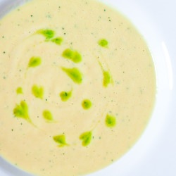 Chilled Corn and Golden Beet Soup