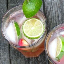 Homemade Cherry Limeade