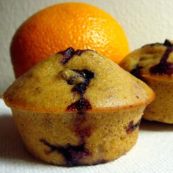 Healthy Blueberry Orange Muffins