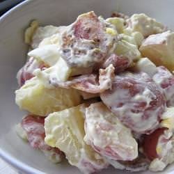 Potato Salad w/ Duck Egg and Bacon