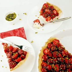 Strawberry Yogurt Mascarpone Tart