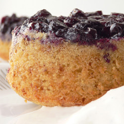 Blueberry Upside-Down Cakes