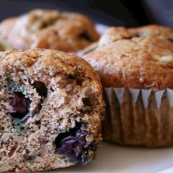 Dairy Free Egg Free Blueberry Muffins