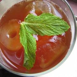 Iced Tea with Minted Simple Syrup