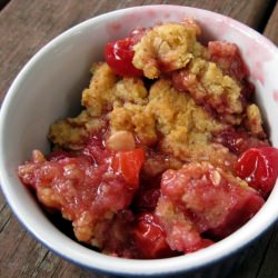 Sour Cherry Crisp