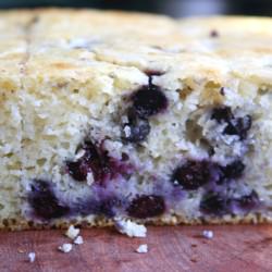 Blueberry Jonnycake-in-the-Oven