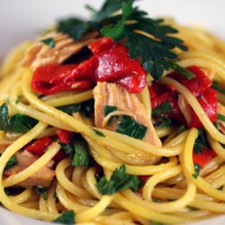 Pasta with Saffron Oil