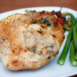 Chèvre and Spinach Stuffed Chicken