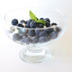 Whipped Cream With Blueberry
