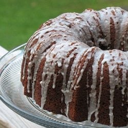 Banana Cake Pineapple Coconut Glaze