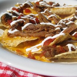 Shredded Beef Nachos