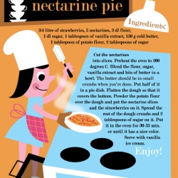 Strawberry and Nectarine Pie