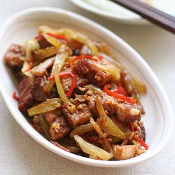 Stir-fried Roast Pork