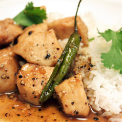 Caramelized Black Pepper Chicken