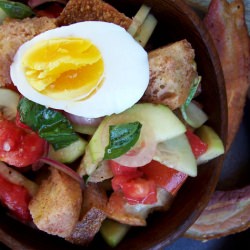 Panzanella Salad With Bacon & Eggs