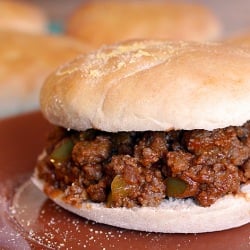 Sloppy Joes with Homemade Buns