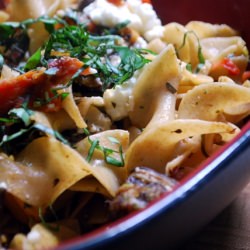 Roasted Summer Vegetables w/ Egg Noodles