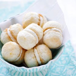 Coconut and Lemon Cream Cookies
