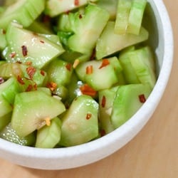 Summer Asian Broccoli Stem Salad