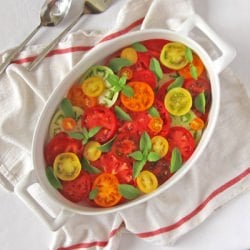 Sliced Heirloom Tomato Salad