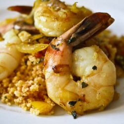 Shrimp in Butter Lime and Cilantro
