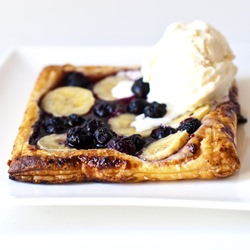 Banana & Blueberry Tarts