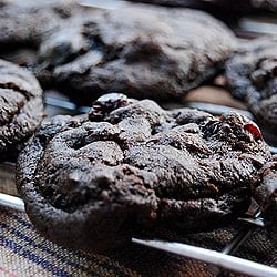 Dark Chocolate Sour Cherry Cookies