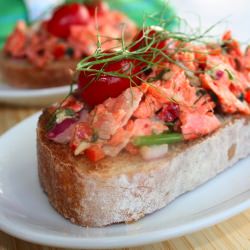Salmon Tartine