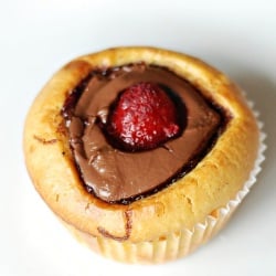 Easy Peasy Nutella Cupcakes