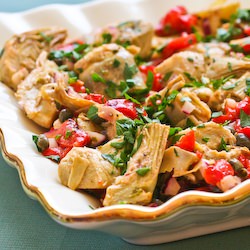 Warm or Cold Artichoke Salad