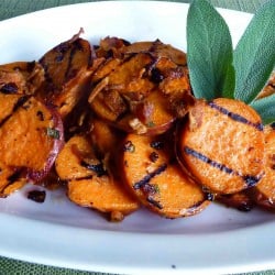 Grilled Sweet Potatoes & Vinaigrette