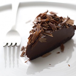 Vegan Silken Chocolate Mousse Cake