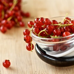 Lemony Red Currant Tea Cake