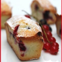 Financiers aux Groseilles et Cassis