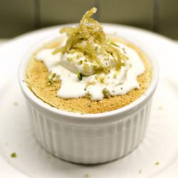 Lemon Birthday Pudding