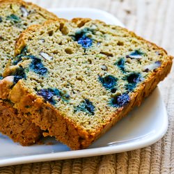 Zucchini Bread with Blueberries