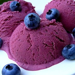 Blueberry Sour Cream Ice Cream