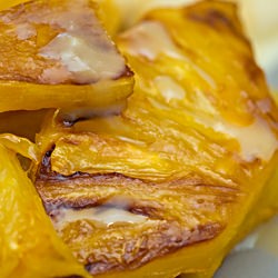 Pineapple with Caramel & Rum