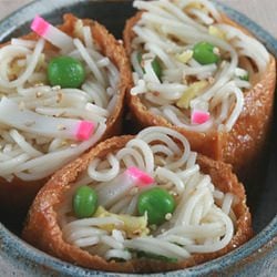 Somen Salad in Inarizushi Pockets
