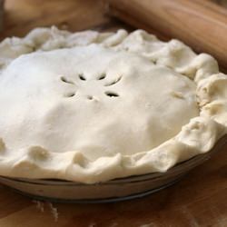 Plum Pie with Sour Cream Crust
