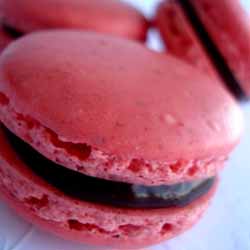 Cherry Cordial Macarons