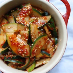 Sweet and Spicy Cucumbers